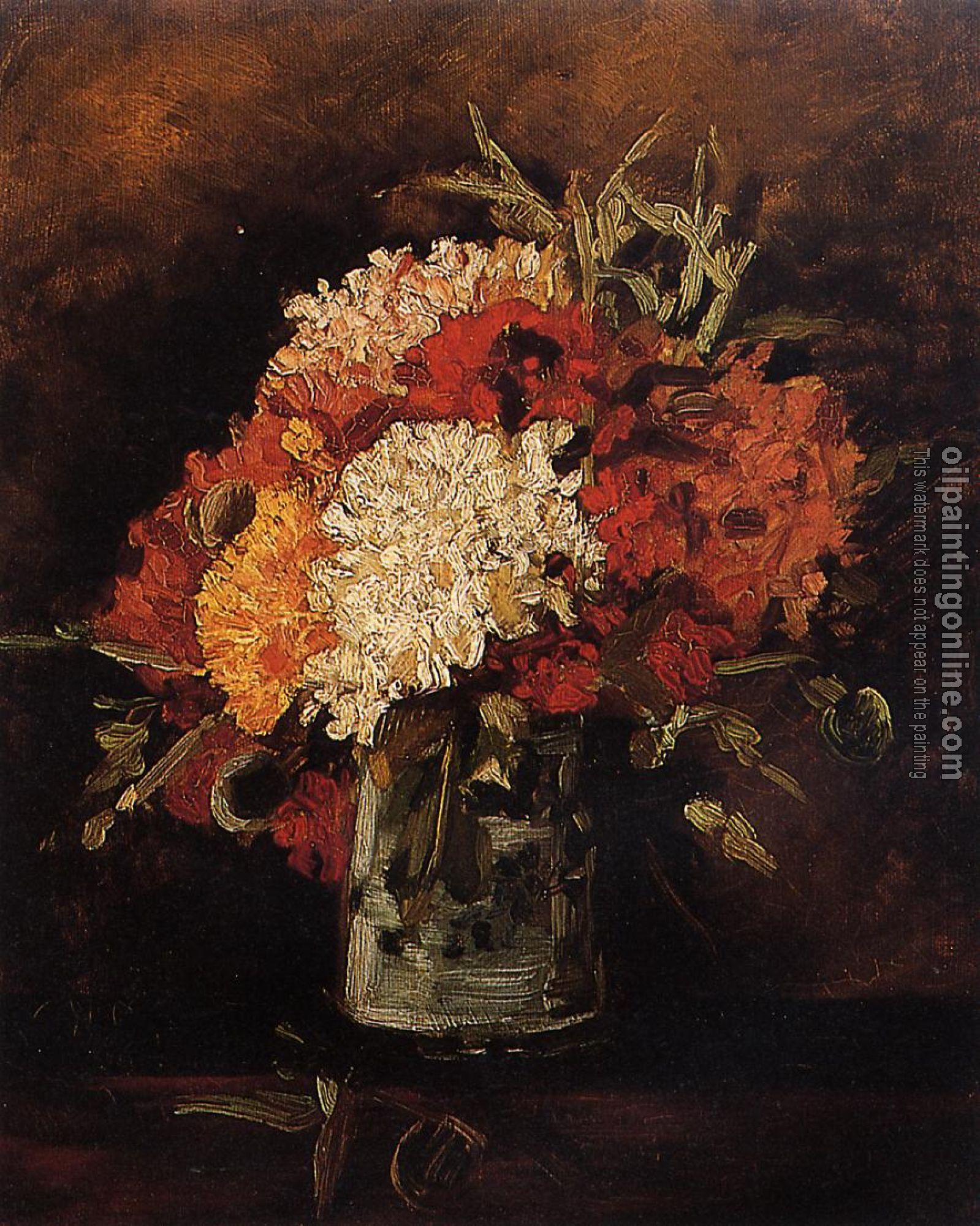 Gogh, Vincent van - Vase with Carnations